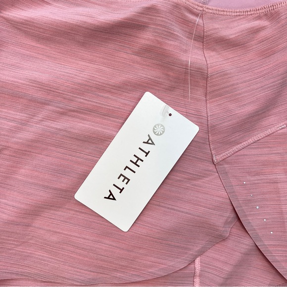 NWT ATHLETA RUN WITH IT SHORT IN HYDRANGEA PINK - Picture 9 of 9